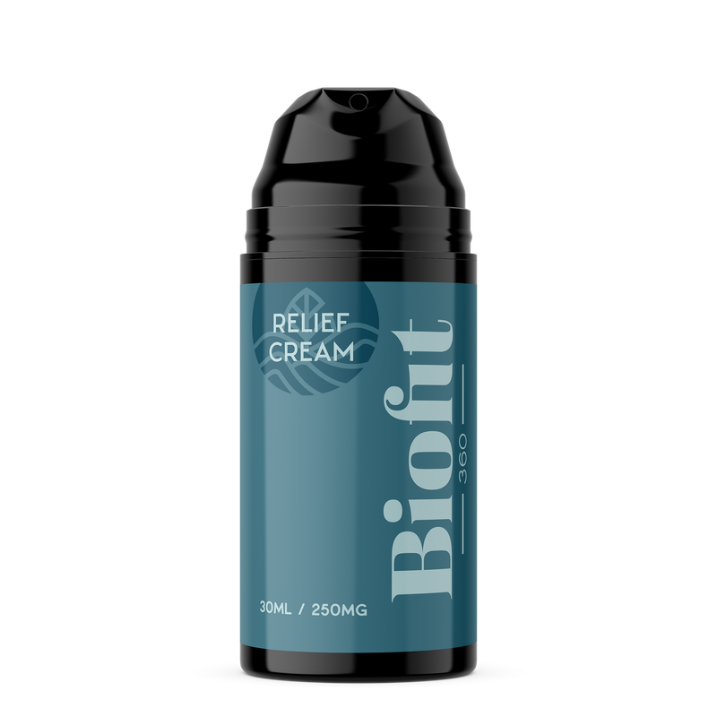 Relief Cream Starter Pump - 125mg - BioFit 360 CBD