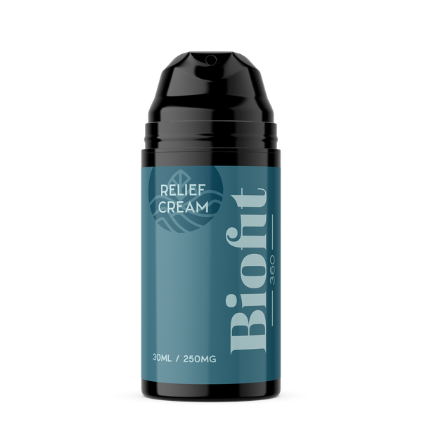 Relief Cream Starter Pump - 250mg - BioFit 360 CBD